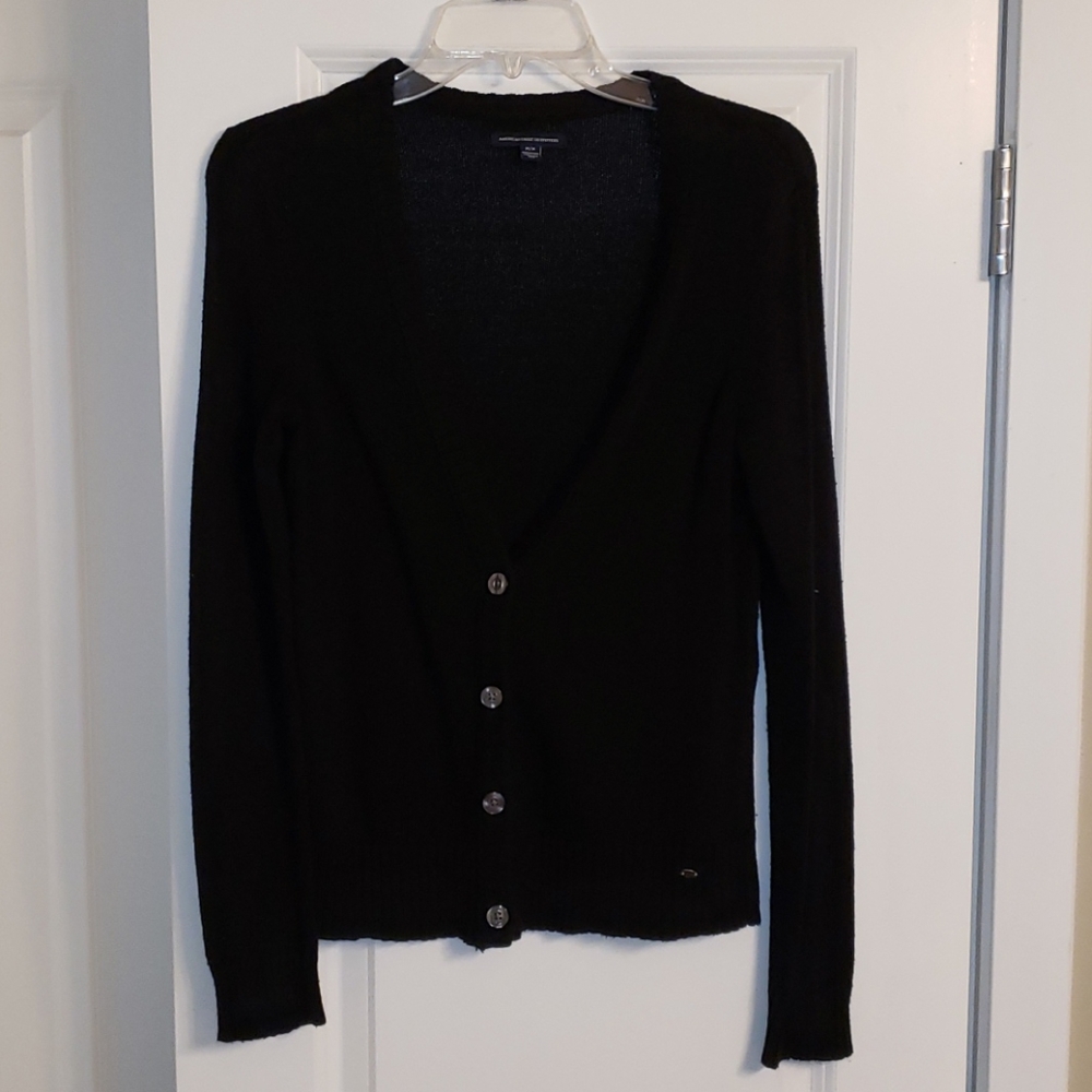 Black cardigan - button down